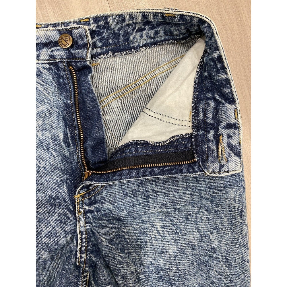 VINTAGE 80's Made In USA GUESS Georges Marciano Jeans #1015 Acid Washed sz 27 - Picture 7 of 9